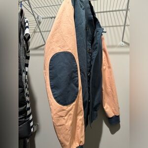 Kith X Shades of Grey SalmonToe Jacket Salmon Navy Fieg Just Us Sz XL Used once